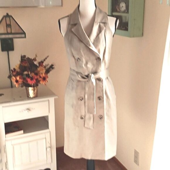 INC International Concepts Linen Dress - Picture 1 of 13